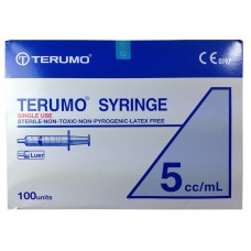 Terumo Syringes 5cc Slip Tip 100's